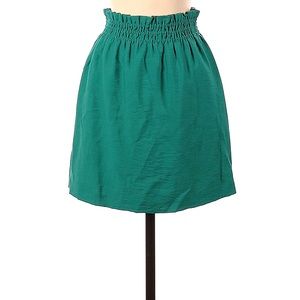 J. Crew Green Sidewalk Skirt